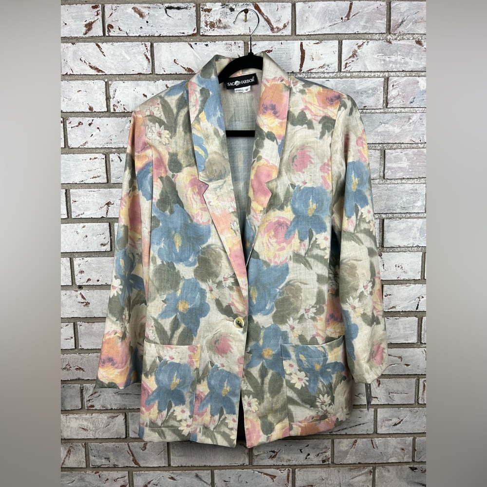 Sag Harbor | Vintage Floral Blazer